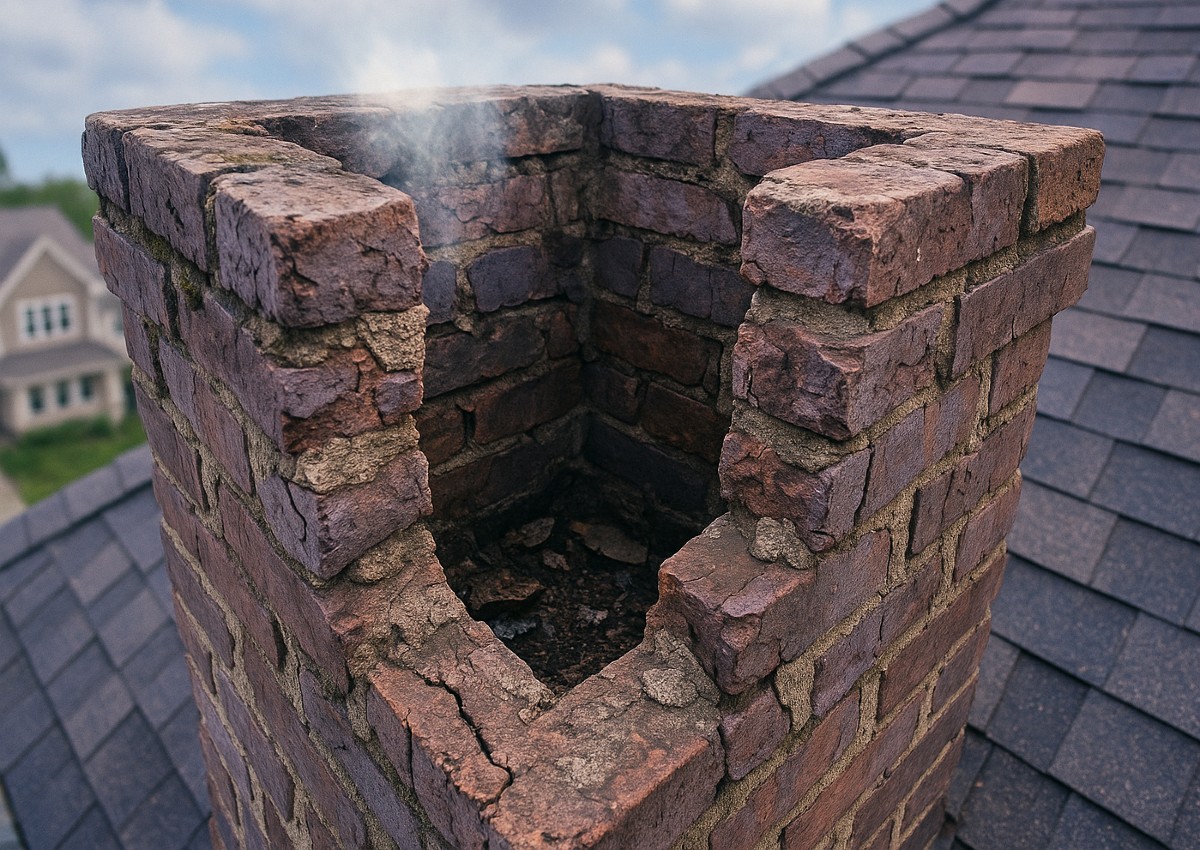 Chimney Liner Damage