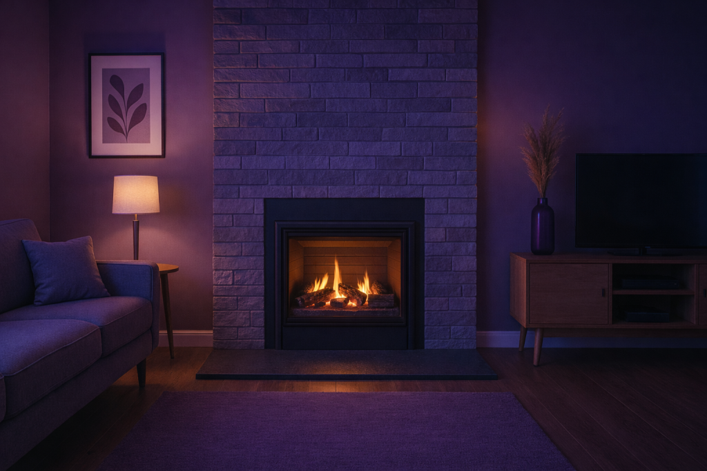 convert wood fireplace to gas