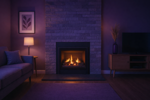 convert wood fireplace to gas